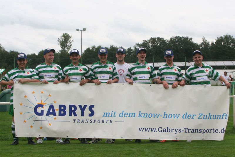 Gabrys Transporte ist Sponsor einer Benefiz Fußballveranstaltung